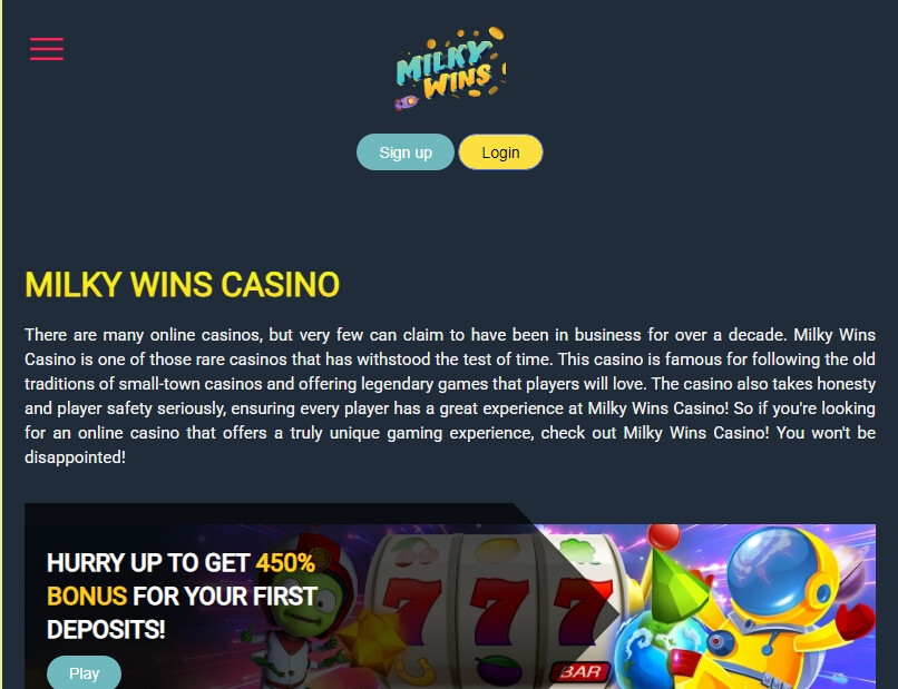 Experience Thrilling Adventures with Milky Wins Casino Online Games
